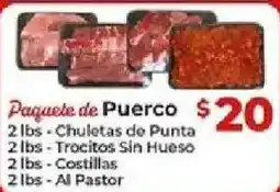 Supermercado El Rancho Paquete de Puerco offer