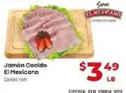 Supermercado El Rancho El Mexicano Cooked Ham offer