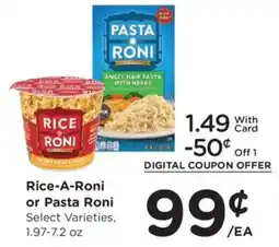 Dillons Rice-A-Roni or Pasta Roni offer