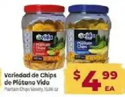 Cardenas Vida Plantain Chips Variety offer