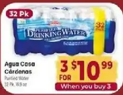 Cardenas Agua Cosa Cárdenas Purified Water offer