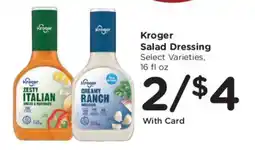 Dillons Kroger salad dressing offer