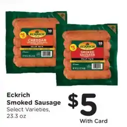 Dillons Eckrich smoked sausage offer