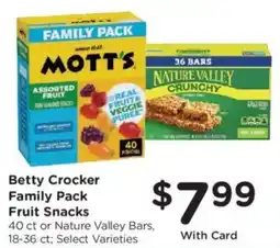Dillons Betty Crocker Family Pack Fruit Snacks offer