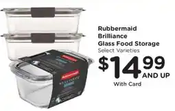 Dillons Rubbermaid Brilliance Glass Food Storage offer