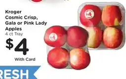 Dillons Kroger cosmic crisp, gala or pink lady apples offer