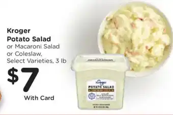 Dillons Kroger potato salad offer