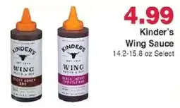 Piggly Wiggly Kinder's Wing Sauce offer