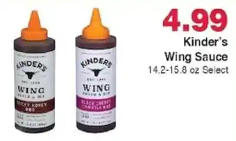 Piggly Wiggly Kinder's Wing Sauce offer