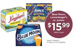 Dillons Blue Moon, Leinenkugel's or Jumex offer