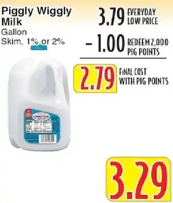 Piggly Wiggly Piggly Wiggly milk offer