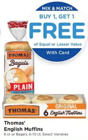 Mariano's Thomas' English Muffins offer