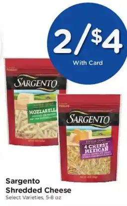 Mariano's Sargento shredded cheese offer