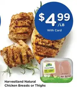Mariano's Harvestland Natural Chicken Breasts or Thighs offer
