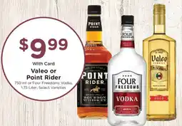 King Soopers Valeo or Point Rider Vodka offer