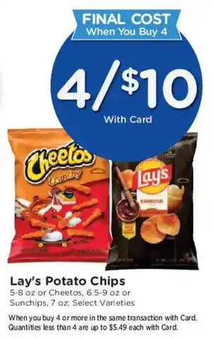 Mariano's Lay's Potato Chips offer