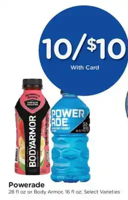 Mariano's Powerade or Body Armor offer
