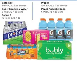 Mariano's Gatorade Bubly Sparkling Water offer