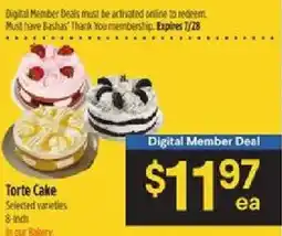 Bashas' Torte Cake offer
