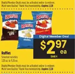 Bashas' Ruffles offer