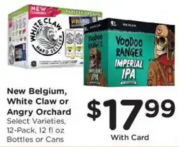 King Soopers New Belgium, White Claw or Angry Orchard offer