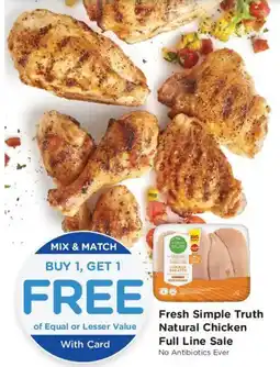 King Soopers Fresh Simple Truth Natural Chicken offer