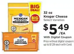 King Soopers Kroger Cheese offer