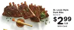 King Soopers St. Louis Style Pork Ribs offer