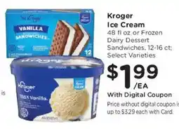 King Soopers Kroger ice cream offer
