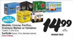Safeway Modelo, Corona, Pacifico, Firestone Walker or Heineken offer