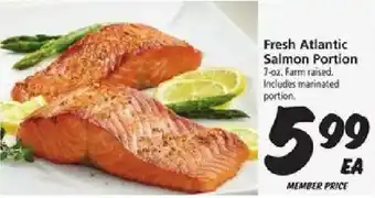 Safeway Fresh Atlantic Salmon Portion offer