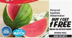 Safeway Personal Seedless Watermelon offer