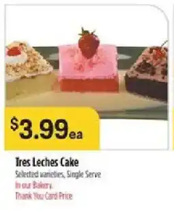 Bashas' Tres Leches Cake offer