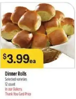 Bashas' Dinner Rolls offer