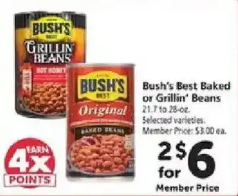 Safeway Bush's Best Baked or Grillin' Beans offer