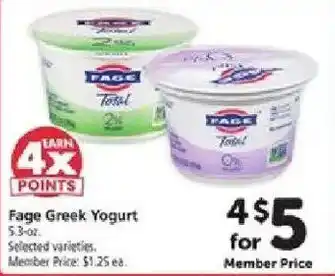 Safeway Fage Greek Yogurt offer