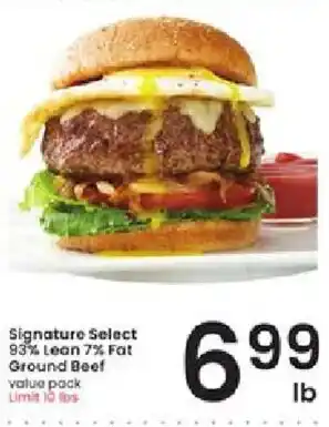Albertsons Signature Select Ground Beef offer