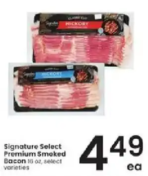 Albertsons Signature Select Premium Smoked Bacon offer