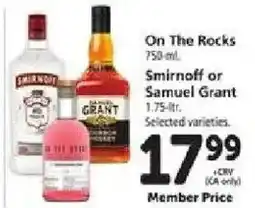 Safeway Smirnoff or Samuel Grant offer