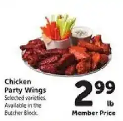 Safeway Chicken Party Wings offer