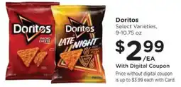 King Soopers Doritos Select Varieties offer