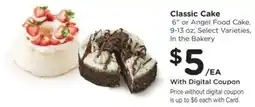 King Soopers Classic Cake offer