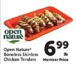 Safeway Open Nature Boneless Skinless Chicken Tenders offer