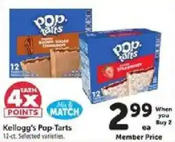 Safeway Kellogg's Pop-Tarts offer