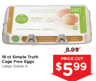 Mariano's Simple Truth Cage Free Eggs offer