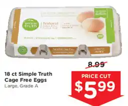Mariano's Simple Truth Cage Free Eggs offer