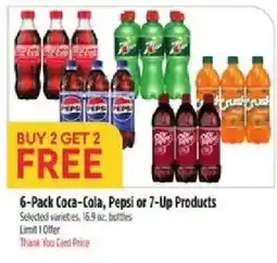 Bashas' 6-Pack Coca-Cola, Pepsi or 7-Up Products offer