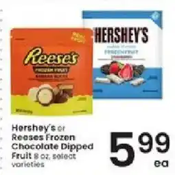 Albertsons Hershey's or reeses frozen chocolate dipped fruit offer