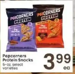 Albertsons Popcorners Protein Snacks offer