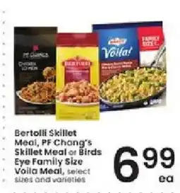 Albertsons Bertolli Skillet Meal, PF Chang's Skillet Meal or Birds Skillet Meal offer